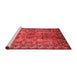 Industrial Red Washable Rugs