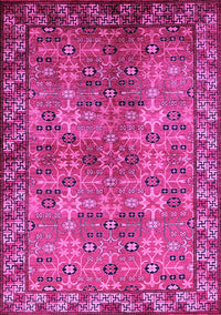 Oriental Pink Industrial Rug, urb708pnk