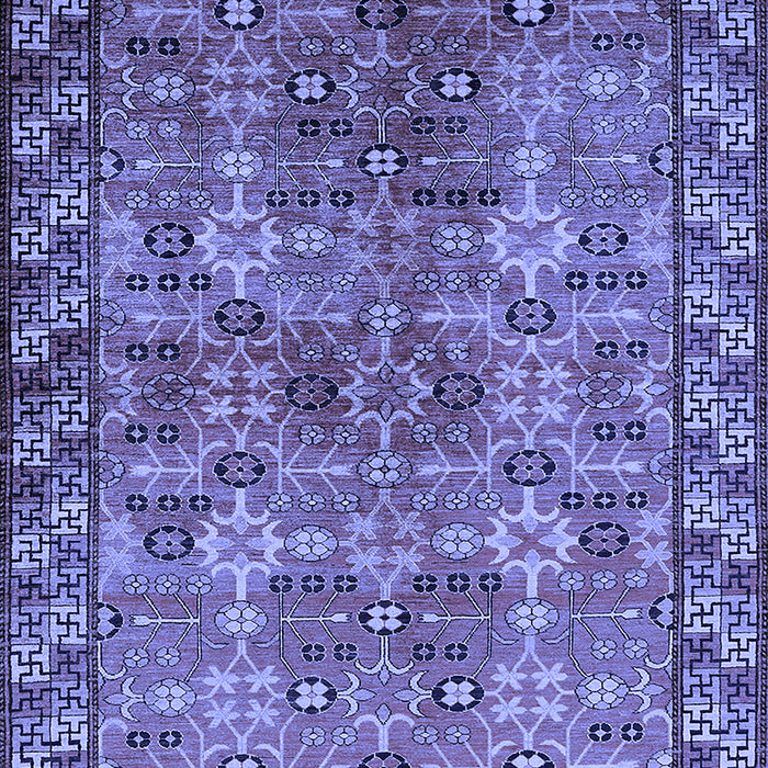 Oriental Blue Industrial Rug, urb708blu