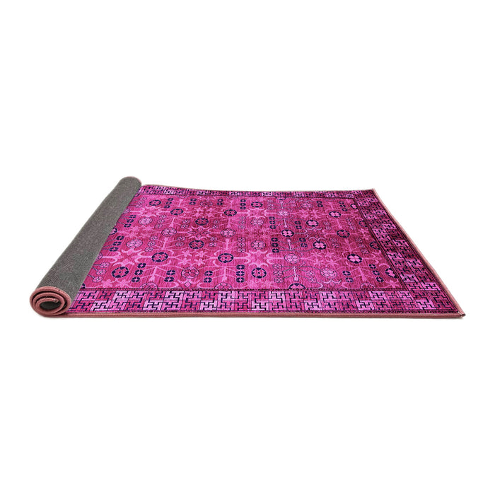 Sideview of Oriental Pink Industrial Rug, urb708pnk