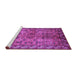 Sideview of Machine Washable Oriental Purple Industrial Area Rugs, wshurb708pur