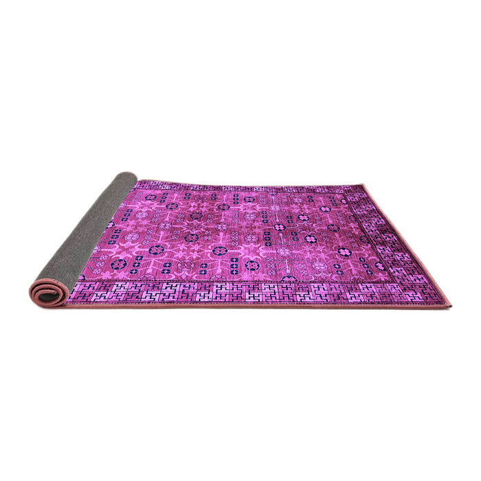 Sideview of Oriental Purple Industrial Rug, urb708pur