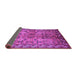 Sideview of Oriental Purple Industrial Rug, urb708pur