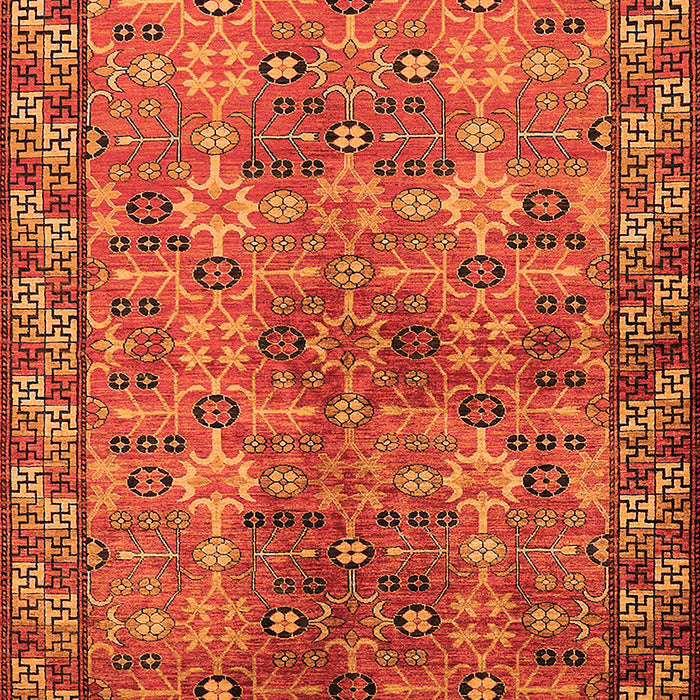 Oriental Orange Industrial Rug, urb708org