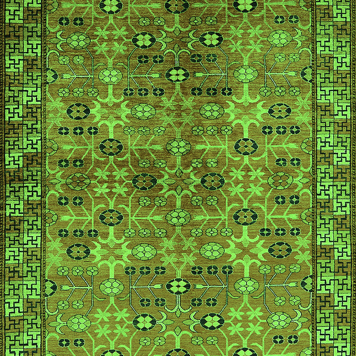 Oriental Green Industrial Rug, urb708grn