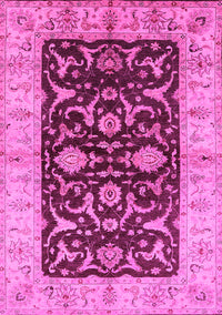 Oriental Pink Traditional Rug, urb709pnk