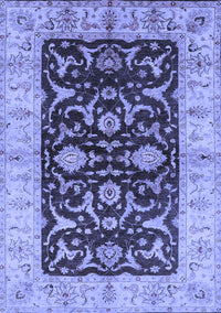 Oriental Blue Traditional Rug, urb709blu