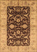 Oriental Brown Traditional Rug, urb709brn