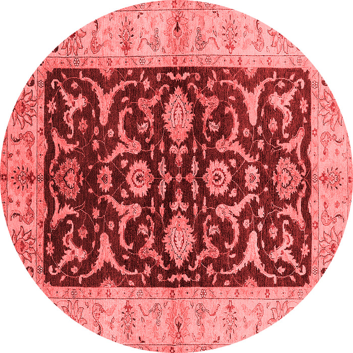 Machine Washable Oriental Red Traditional Rug, wshurb709red