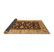 Sideview of Oriental Brown Traditional Rug, urb709brn