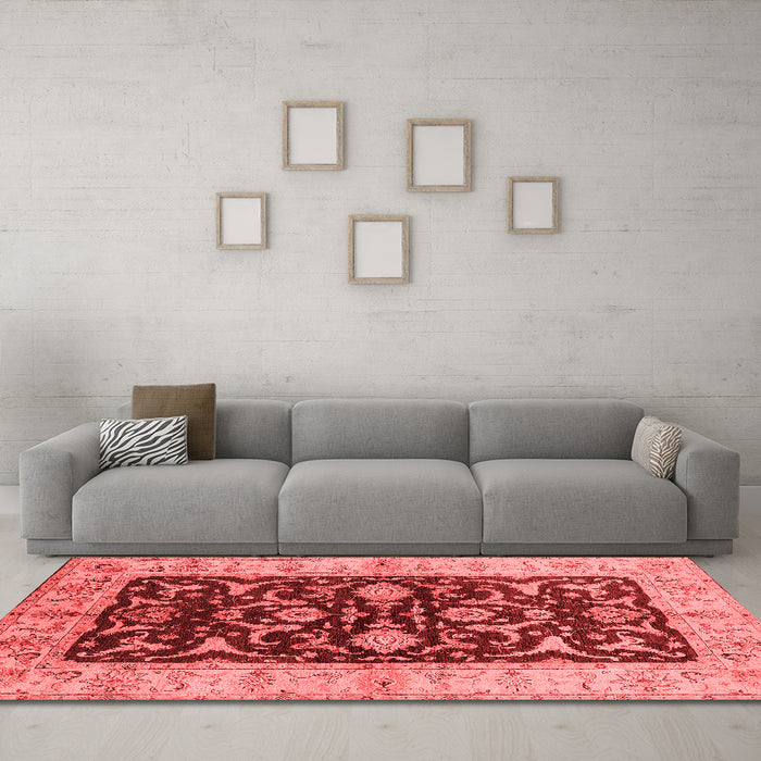 Traditional Red Washable Rugs