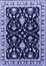 Machine Washable Oriental Blue Traditional Rug, wshurb710blu