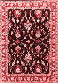 Oriental Red Traditional Rug, urb710red