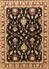 Oriental Brown Traditional Rug, urb710brn