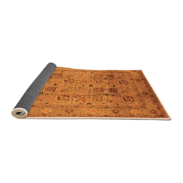 Sideview of Oriental Orange Industrial Rug, urb711org