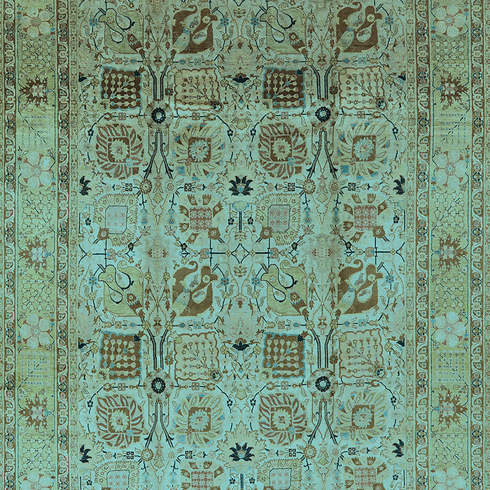 Oriental Light Blue Industrial Rug, urb711lblu