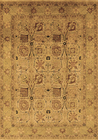 Oriental Brown Industrial Rug, urb711brn