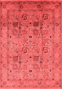 Oriental Red Industrial Rug, urb711red