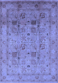 Oriental Blue Industrial Rug, urb711blu