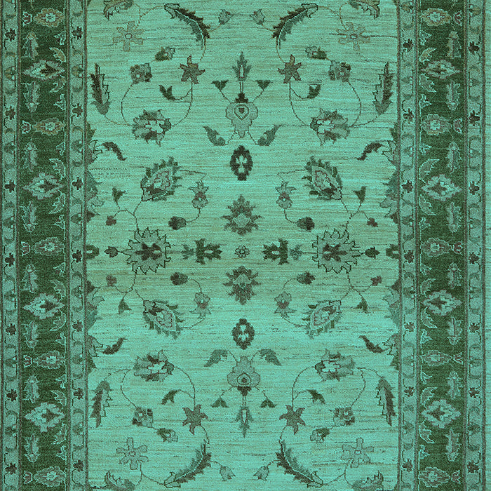 Oriental Turquoise Traditional Rug, urb712turq