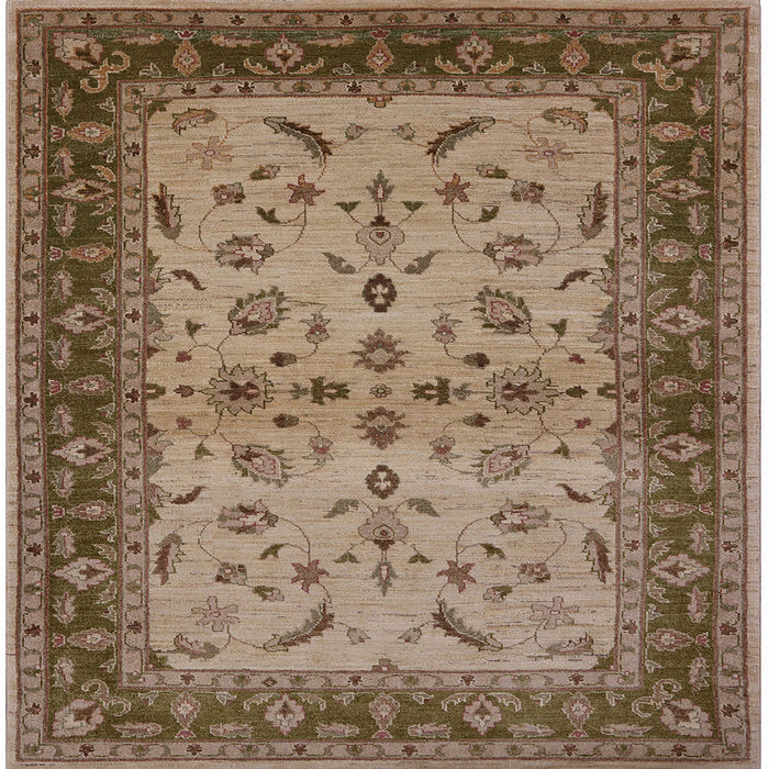 Square Machine Washable Industrial Modern Camel Brown Rug, wshurb712