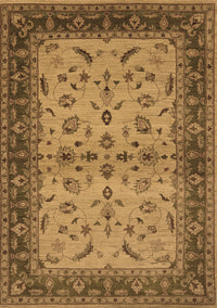 Oriental Brown Traditional Rug, urb712brn