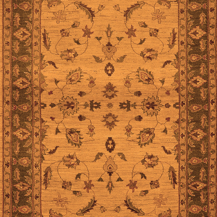 Oriental Orange Traditional Rug, urb712org