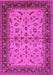 Oriental Pink Traditional Rug, urb712pnk