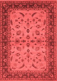 Oriental Red Traditional Rug, urb712red