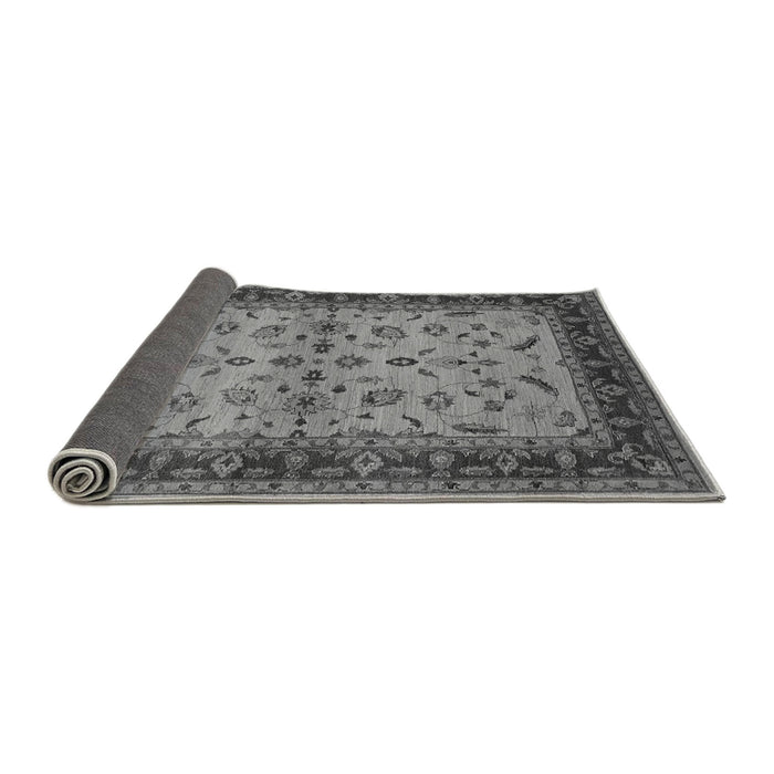 Sideview of Oriental Gray Traditional Rug, urb712gry