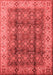 Oriental Red Traditional Area Rugs