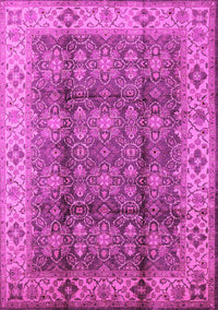 Oriental Pink Traditional Rug, urb713pnk
