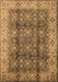 Oriental Brown Traditional Rug, urb713brn