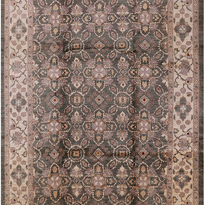 Mid-Century Modern Reddish Brown Oriental Rug, urb713