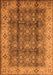 Machine Washable Oriental Orange Traditional Area Rugs, wshurb713org