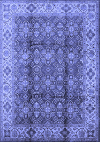 Oriental Blue Traditional Rug, urb713blu