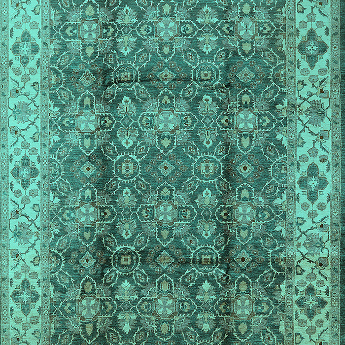 Oriental Turquoise Traditional Rug, urb713turq