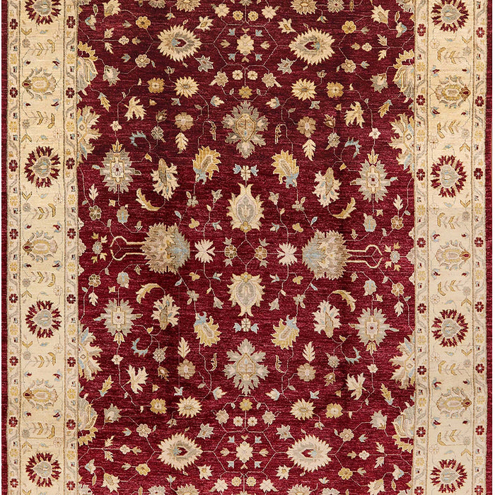 Mid-Century Modern Red Oriental Rug, urb714