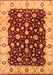 Machine Washable Oriental Orange Industrial Area Rugs, wshurb714org