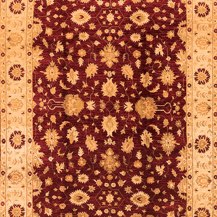 Machine Washable Oriental Orange Industrial Area Rugs, wshurb714org
