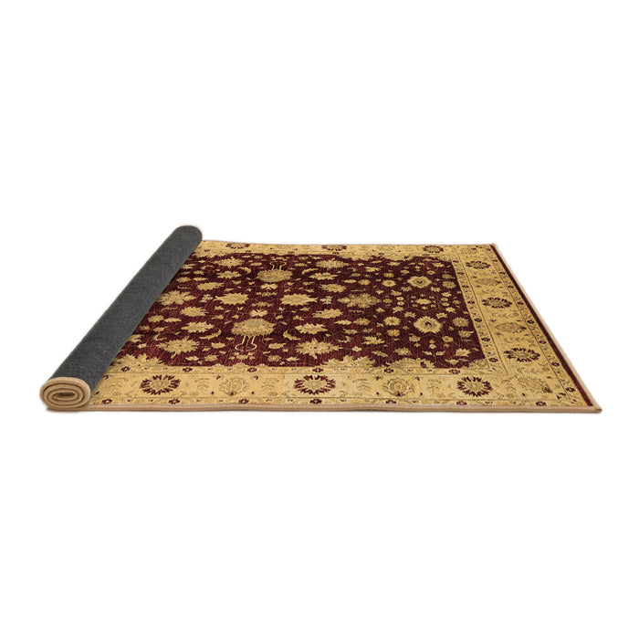 Sideview of Oriental Brown Industrial Rug, urb714brn