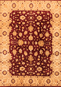 Oriental Orange Industrial Rug, urb714org