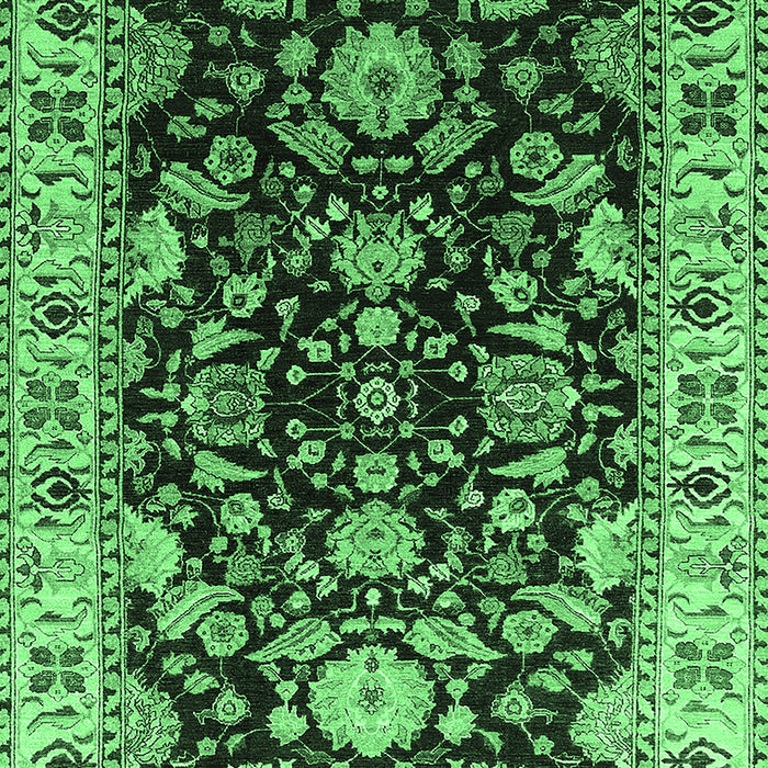 Oriental Emerald Green Industrial Rug, urb715emgrn