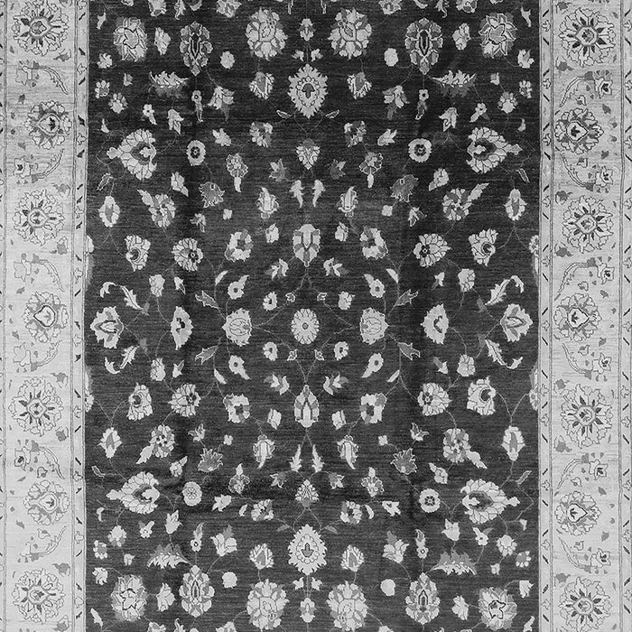 Machine Washable Oriental Gray Industrial Rug, wshurb716gry