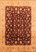 Machine Washable Oriental Orange Industrial Area Rugs, wshurb716org