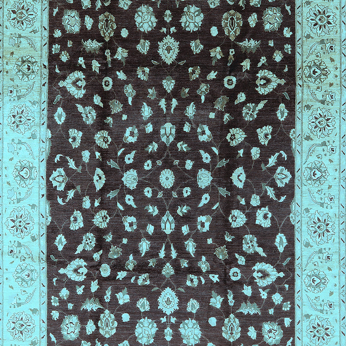 Oriental Light Blue Industrial Rug, urb716lblu