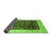 Sideview of Oriental Green Industrial Rug, urb716grn