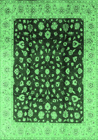 Oriental Emerald Green Industrial Rug, urb716emgrn