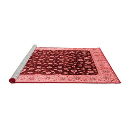 Industrial Red Washable Rugs