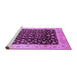 Sideview of Machine Washable Oriental Purple Industrial Area Rugs, wshurb716pur